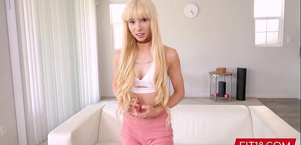  FIT18 - Kenzie Reeves - Casting Tiny Blonde Like An Anime Girl With Abs